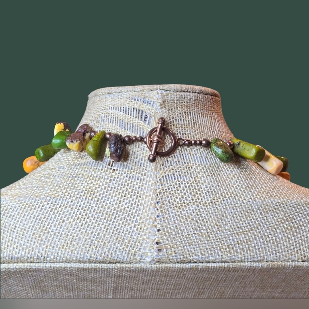 Multicolor Chunky Howlite Necklace - Picture 5 of 5